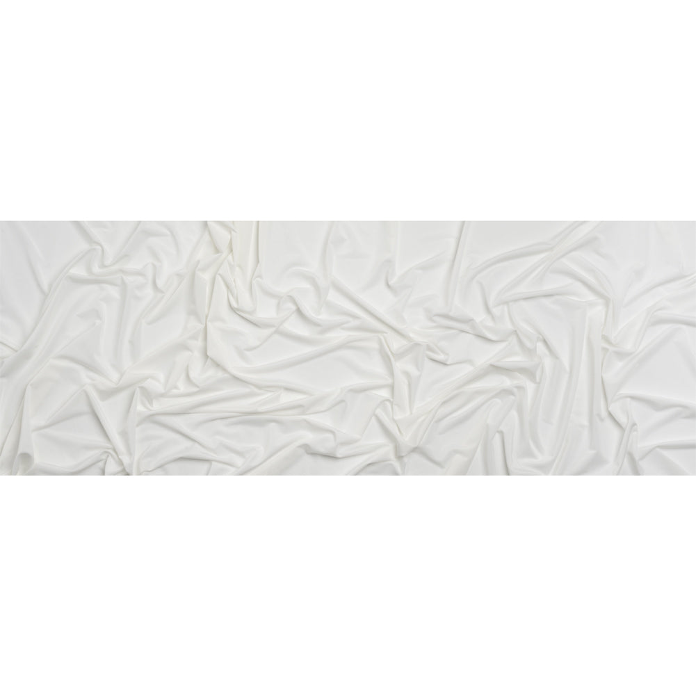 Famous Australian Designer Off White Stretch Polyester Jersey Full