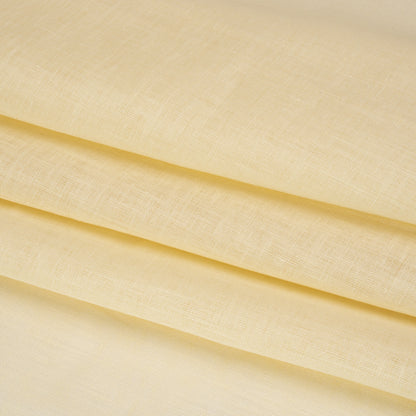 Famous Australian Designer Aged Parchment Lightweight Linen Woven Folded