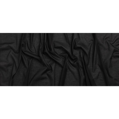 Famous Australian Designer Black Cotton Voile Full