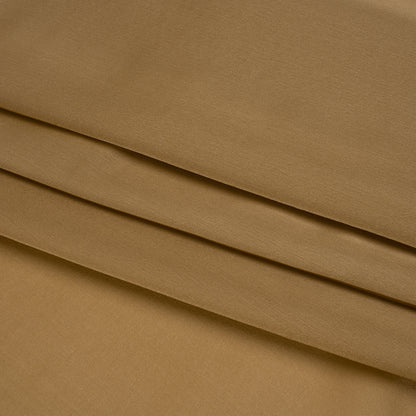 Famous Australian Designer Gold Satin Faced Silk Chiffon Folded