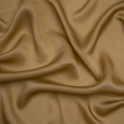 Famous Australian Designer Gold Satin Faced Silk Chiffon