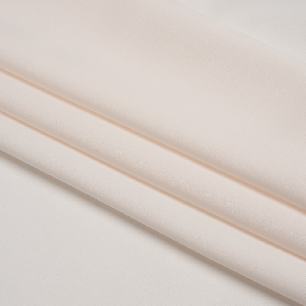 Famous Australian Designer Off White Polyester Satin Folded