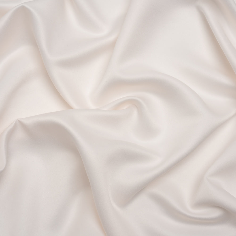 Famous Australian Designer Off White Polyester Satin