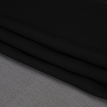 Famous Australian Designer Black Silk Georgette Folded
