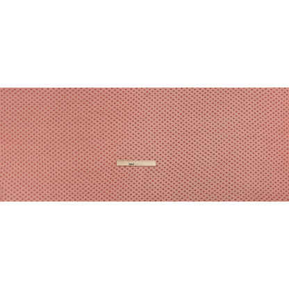 Famous Australian Designer Rose Silk Swiss Dot Georgette Full