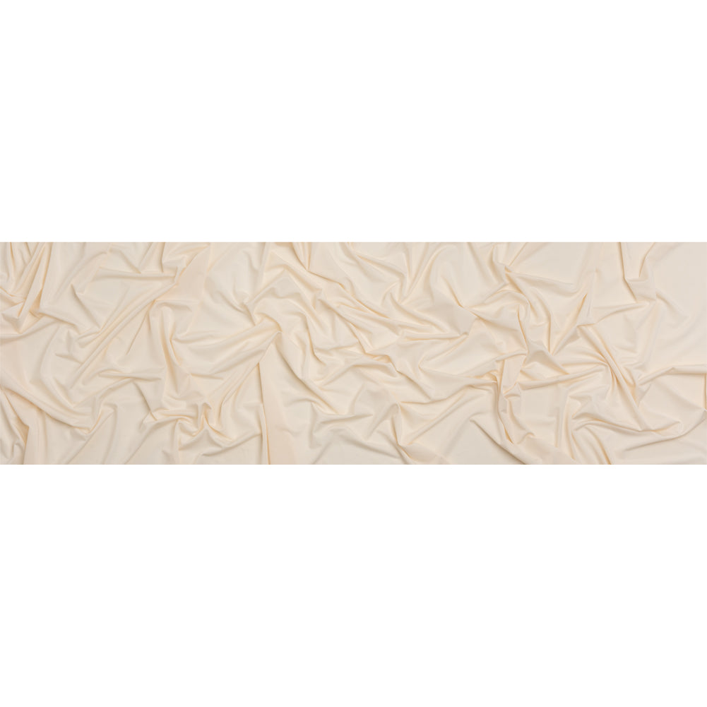 Famous Australian Designer Cream Stretch Polyester Jersey Full