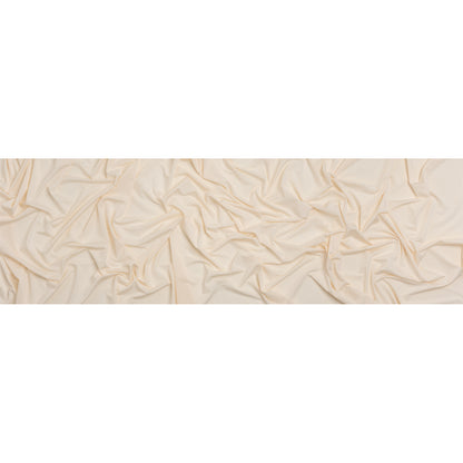 Famous Australian Designer Cream Stretch Polyester Jersey Full