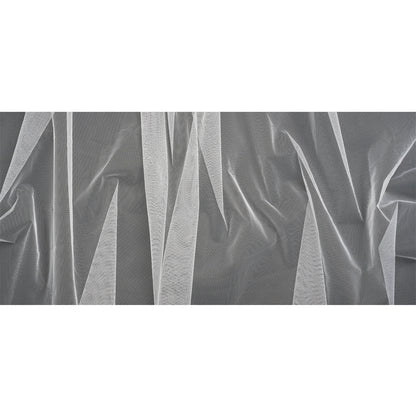 Famous Australian Designer White Polyester Tulle Full