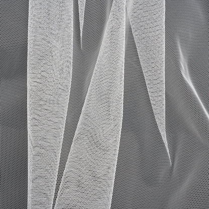Famous Australian Designer White Polyester Tulle