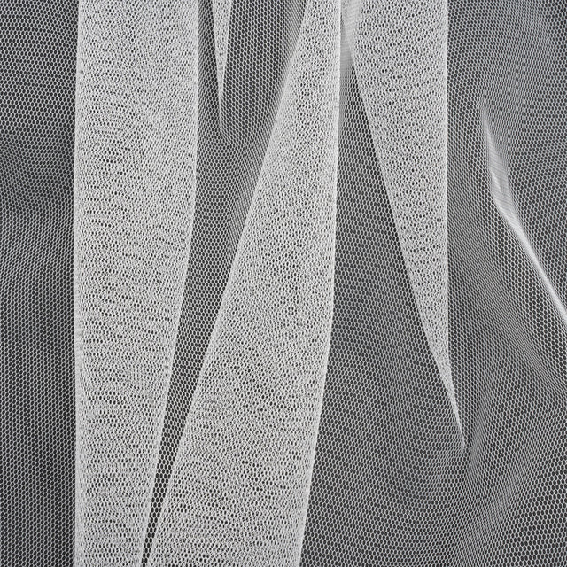 Famous Australian Designer White Polyester Tulle