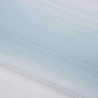 Famous Australian Designer Pale Blue Polyester Tulle Folded