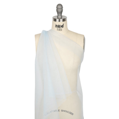 Famous Australian Designer Pale Blue Polyester Tulle Drape