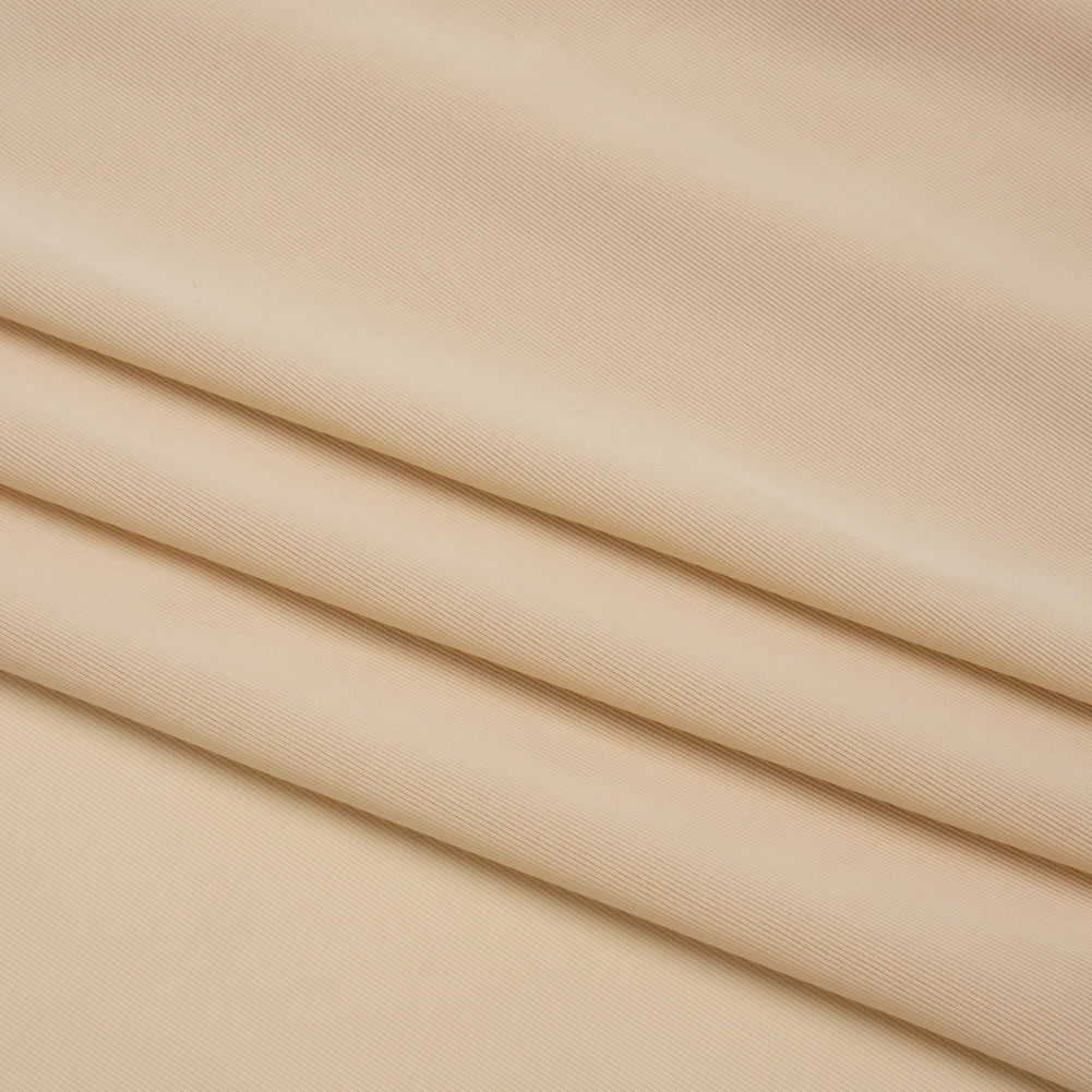 Famous Australian Designer Light Beige Stretch Polyester Jersey Folded