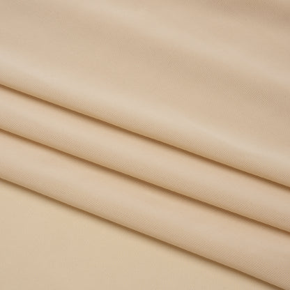 Famous Australian Designer Light Beige Stretch Polyester Jersey Folded