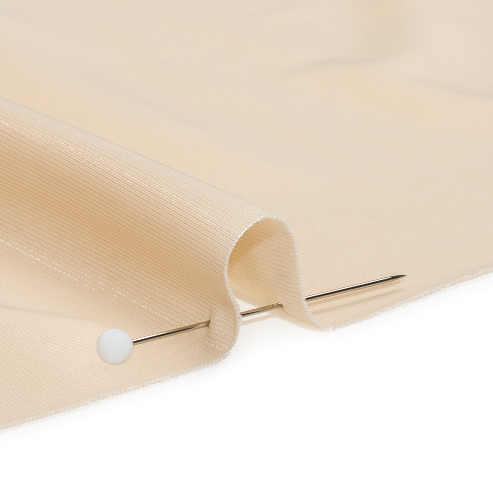 Famous Australian Designer Light Beige Stretch Polyester Jersey Detail