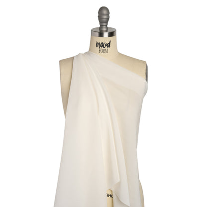 Famous Australian Designer Off White Stretch Viscose Lining Drape