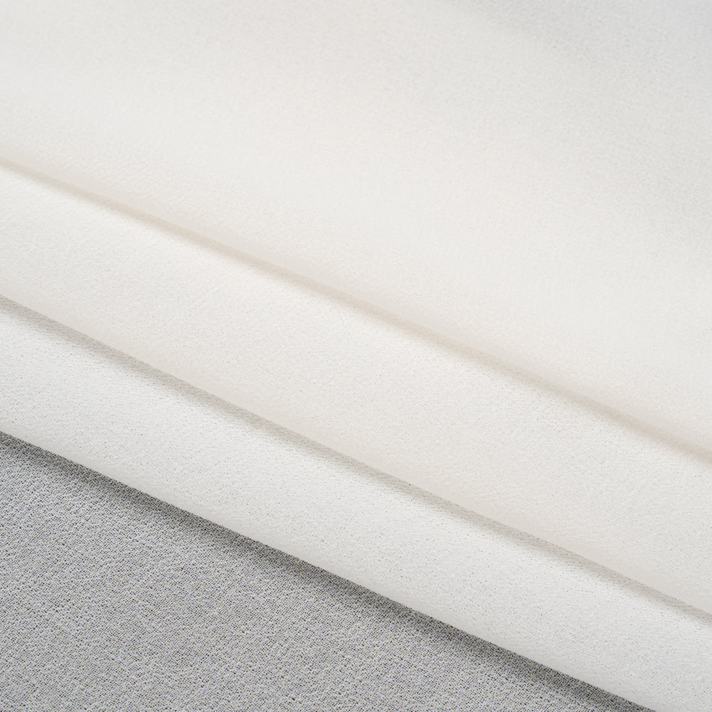 Famous Australian Designer Egret Polyester Georgette Folded