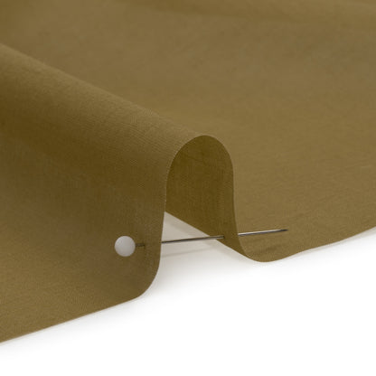 Famous Australian Designer Khaki Cotton Voile Detail