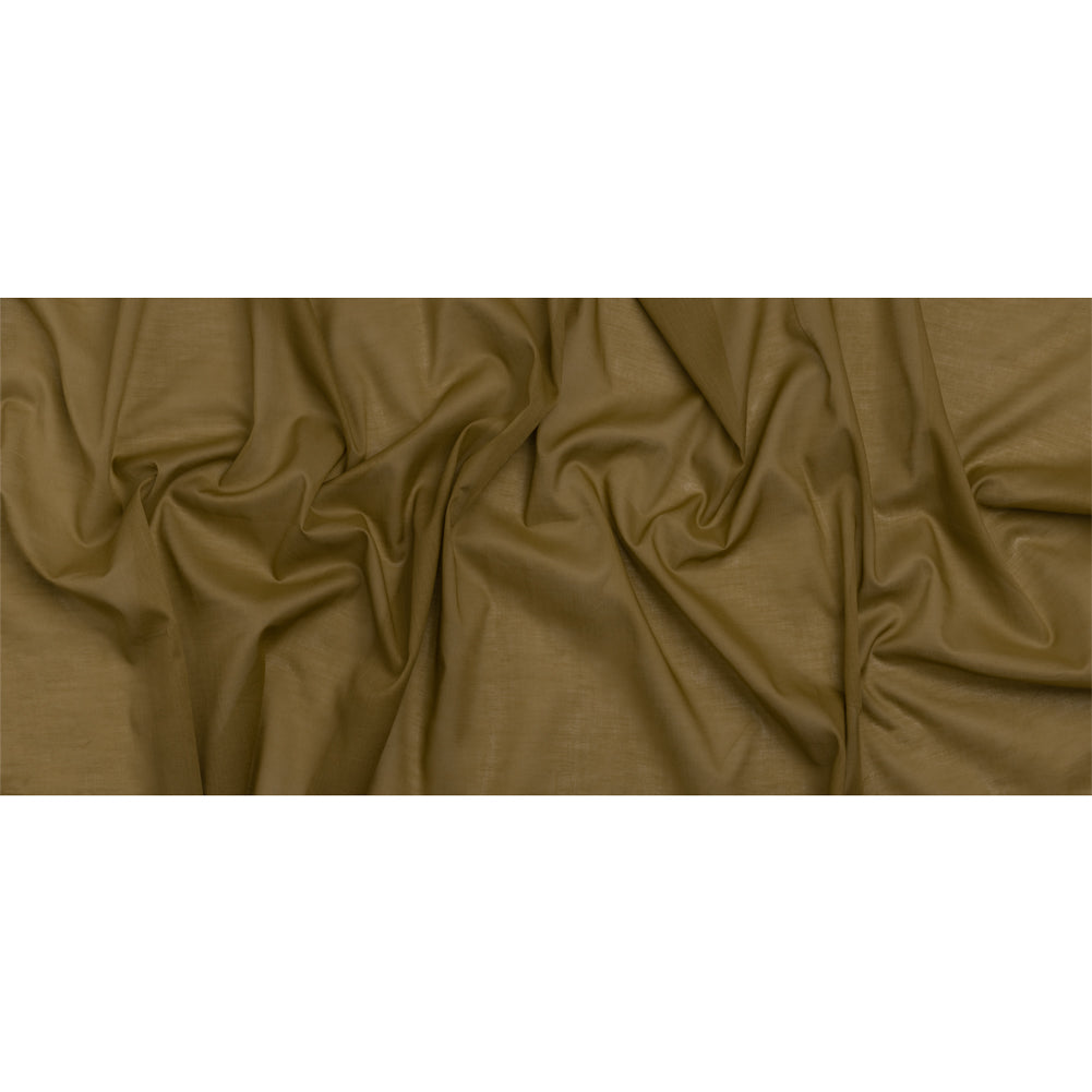 Famous Australian Designer Khaki Cotton Voile Full