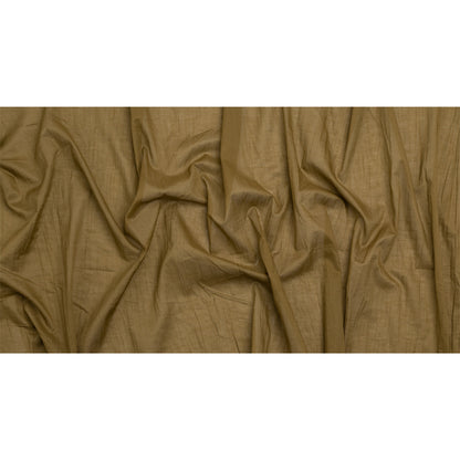Famous Australian Designer Bronze Crinkled Cotton Voile Full