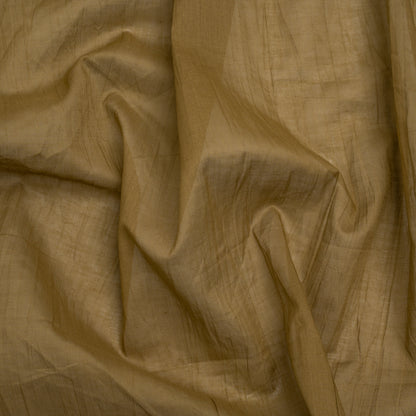 Famous Australian Designer Bronze Crinkled Cotton Voile