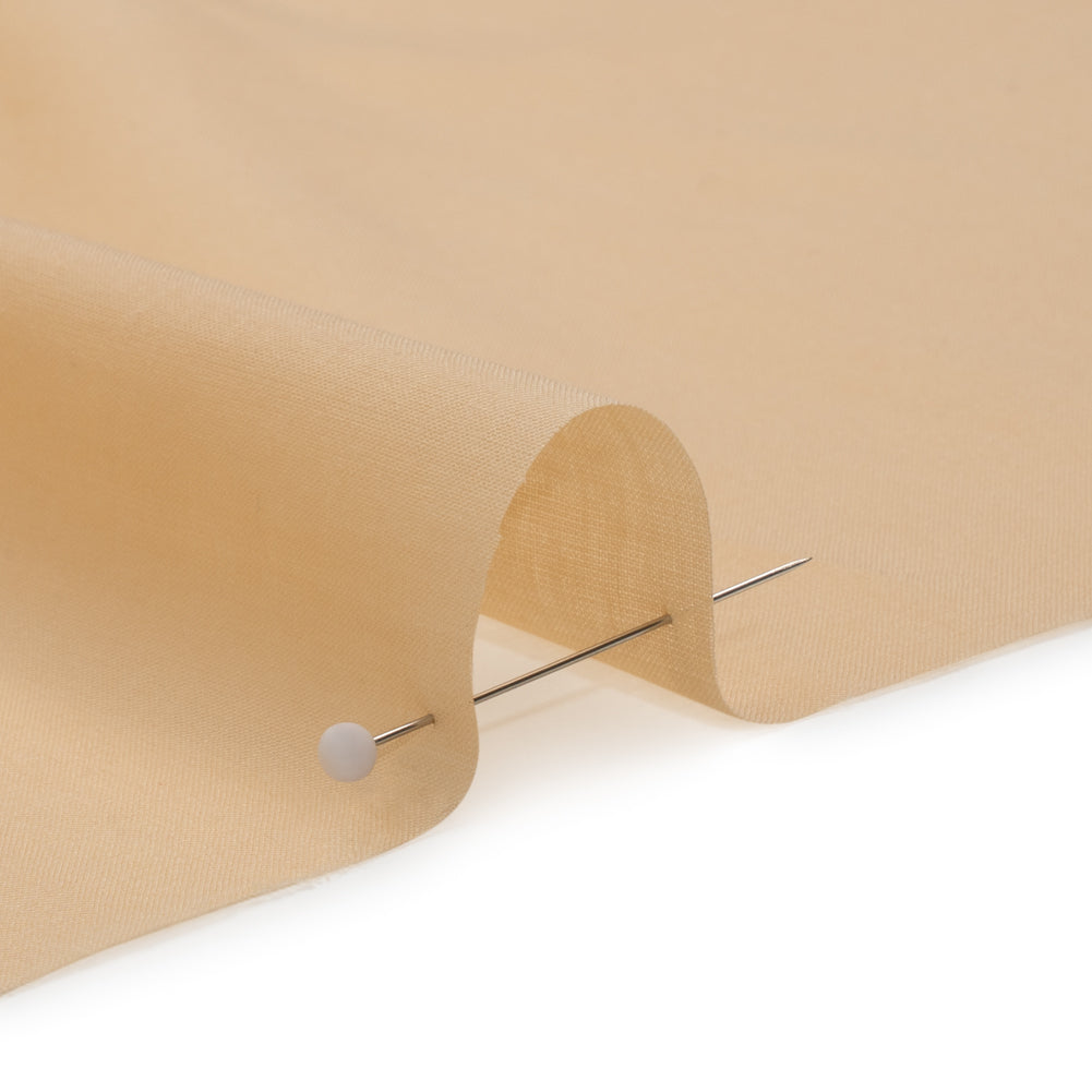Famous Australian Designer Beige Cotton Voile Detail