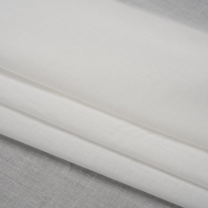 Famous Australian Designer White Cotton Voile Lining Folded