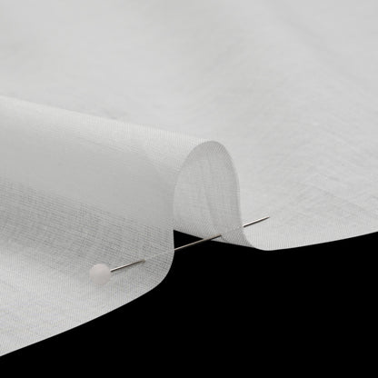 Famous Australian Designer White Cotton Voile Lining Detail