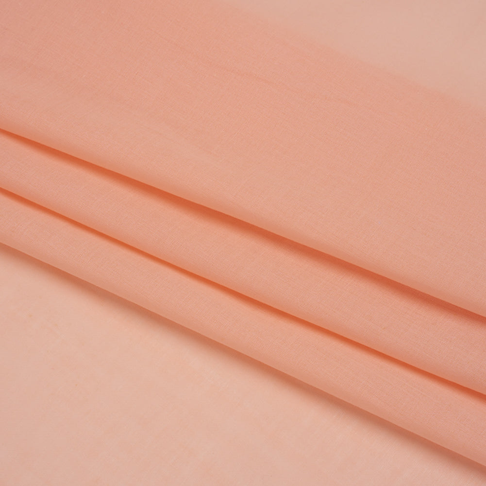 Famous Australian Designer Peachy Pink Cotton Voile Folded