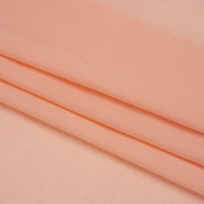 Famous Australian Designer Peachy Pink Cotton Voile Folded