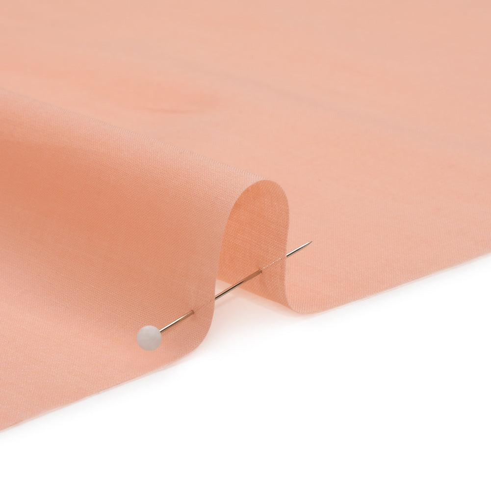 Famous Australian Designer Peachy Pink Cotton Voile Detail