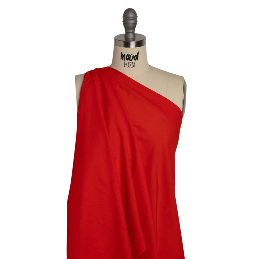 Famous Australian Designer Scarlet Cotton Voile Drape