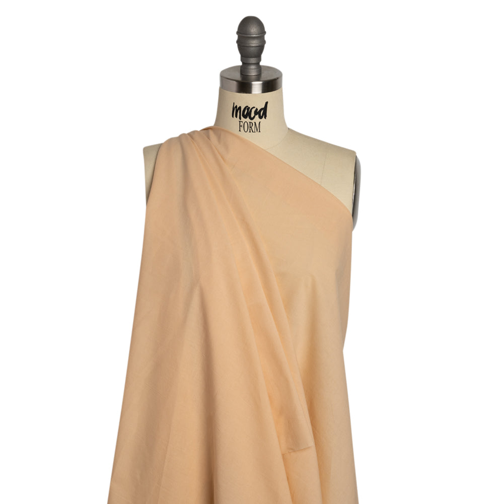 Famous Australian Designer Pinkish Beige Cotton Voile Drape