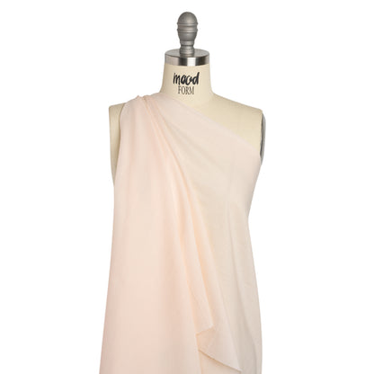 Famous Australian Designer Pale Coral Cotton Voile Drape