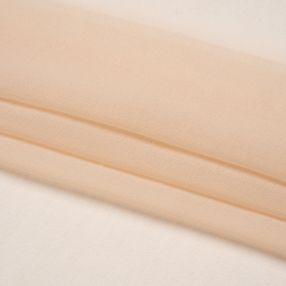 Famous Australian Designer Nude Silk Georgette Folded