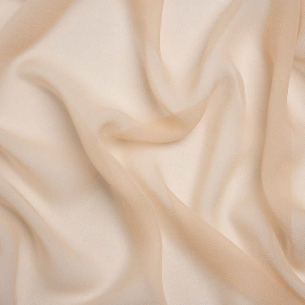 Famous Australian Designer Nude Silk Georgette