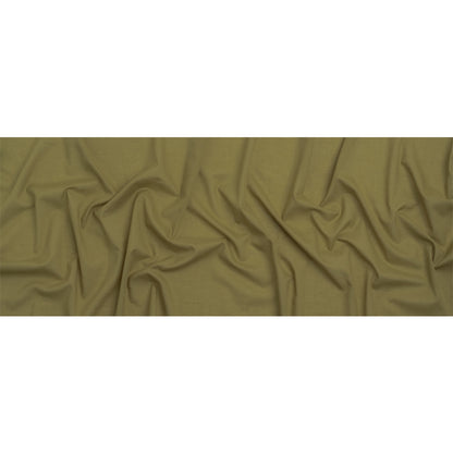 Famous Australian Designer Green Olive Cotton Voile Full