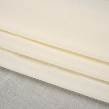 Famous Australian Designer Off White Cotton Voile Folded
