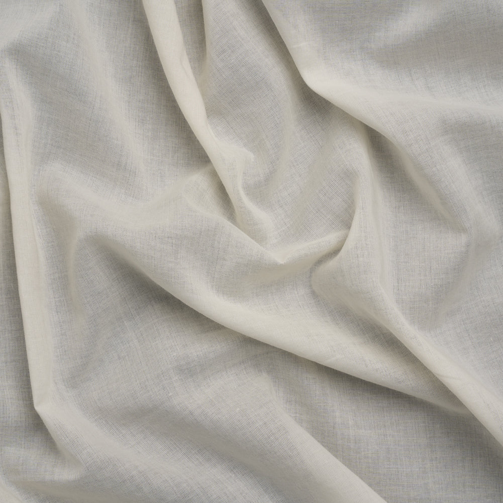 Famous Australian Designer Off White Cotton Voile