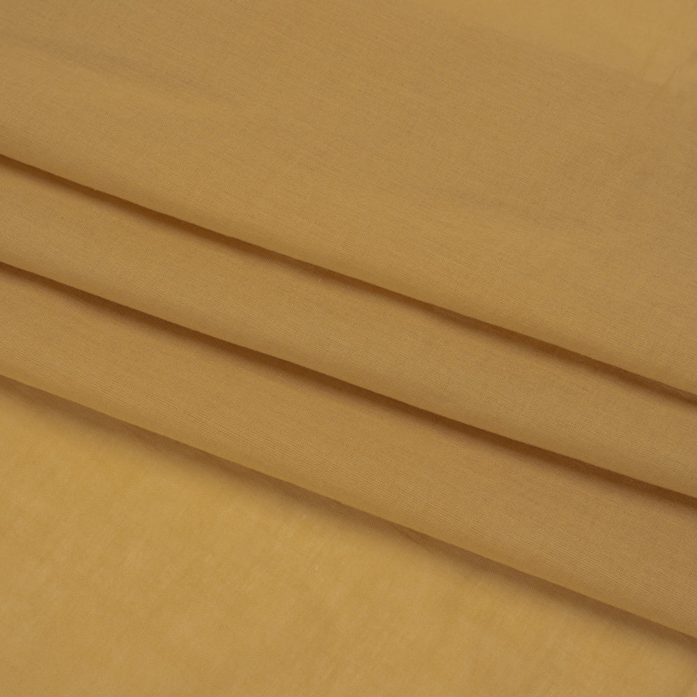 Famous Australian Designer Gold Cotton Voile Folded