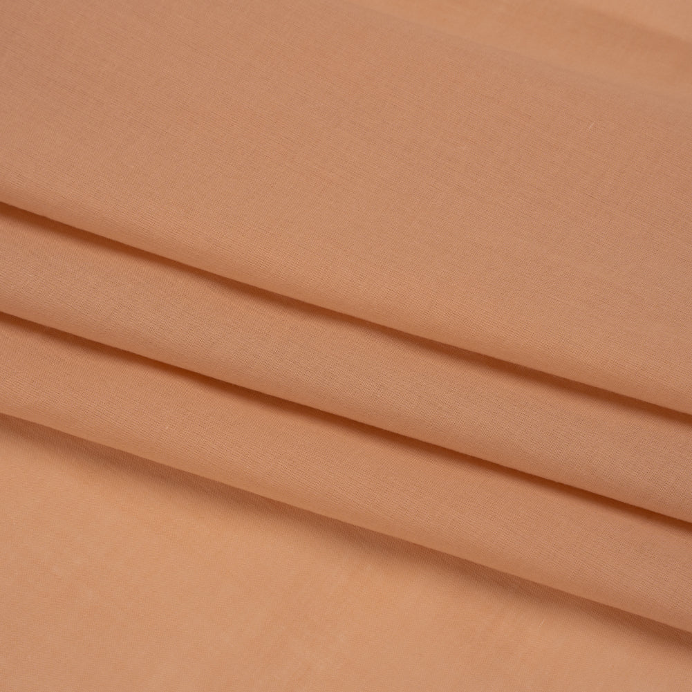Famous Australian Designer Dusty Peach Cotton Voile Folded