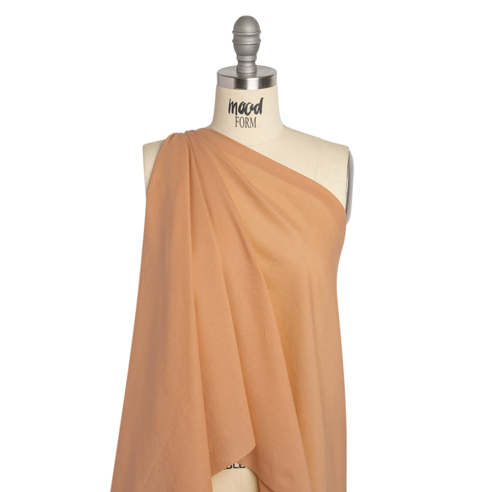 Famous Australian Designer Dusty Peach Cotton Voile Drape