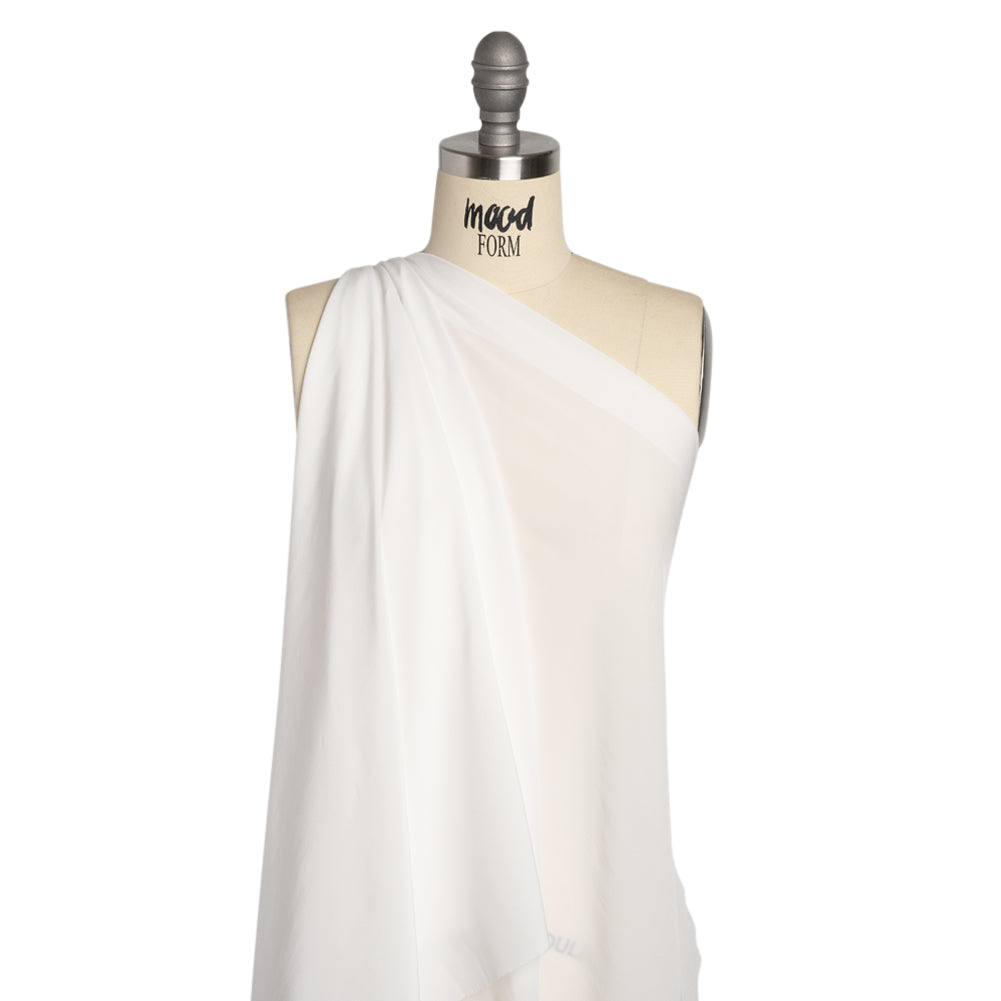 Famous Australian Designer Natural Viscose Crepe de Chine Drape