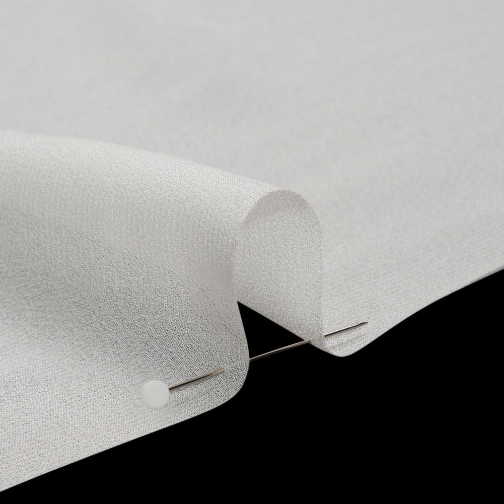 Famous Australian Designer White Viscose Georgette Detail