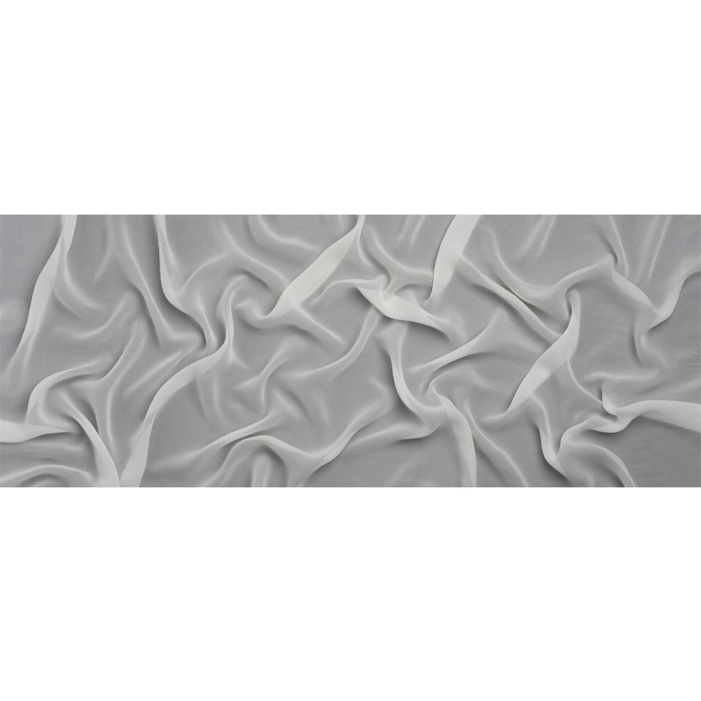 Famous Australian Designer White Viscose Georgette Full