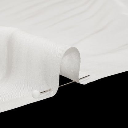 Famous Australian Designer Off White Viscose Crepe de Chine Detail