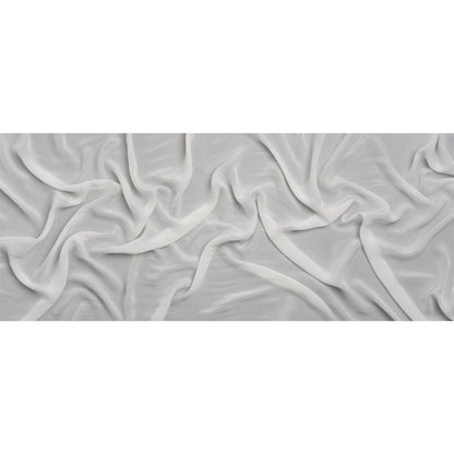 Famous Australian Designer Off White Viscose Crepe de Chine Full