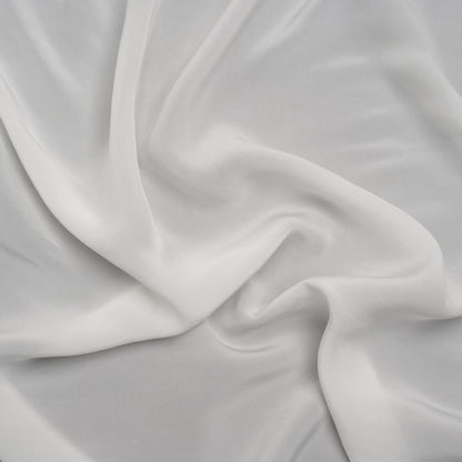 Famous Australian Designer Off White Viscose Crepe de Chine