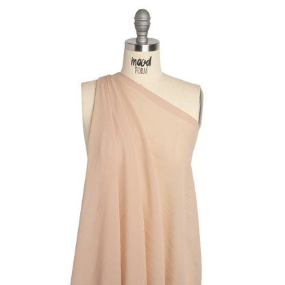 Famous Australian Designer Nude Viscose Georgette Drape