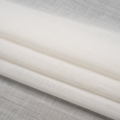 Famous Australian Designer Ivory Lightweight Ramie Woven Folded